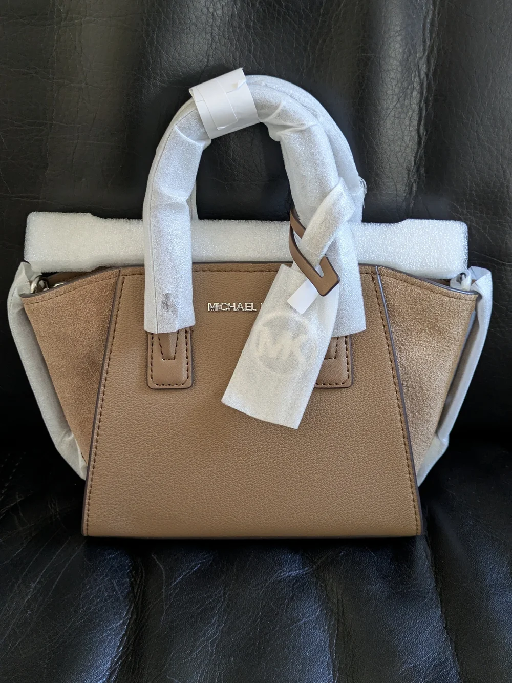 Michael Kors Avril Extra-Small Leather Satchel